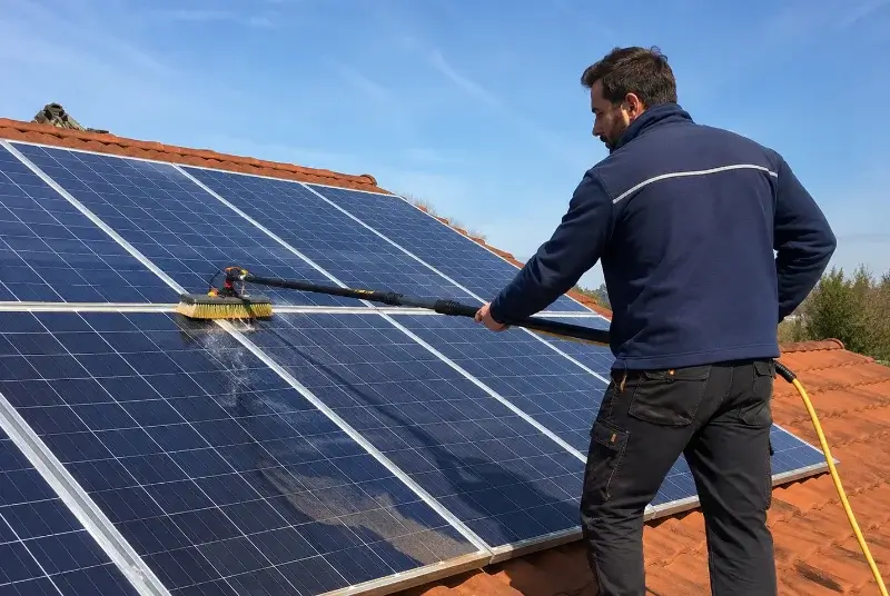 Nettoyage et entretien de panneaux solaires à Saint-Gervais-sur-Roubion